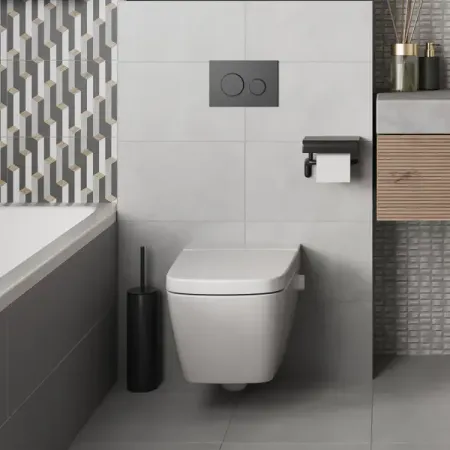 Настенная плитка Шахтинская Плитка Урбан низ 04 25x40 см 1.4 м² цвет серый