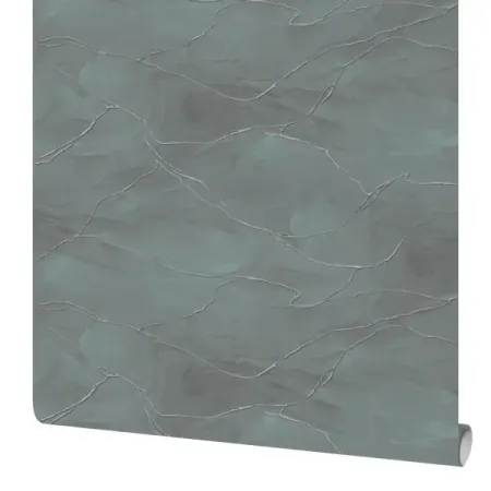 Обои флизелиновые Сага зеленые 1.06 м 4366-9 beibehang винтажные зеленые дамасские скульптурные обои ретро европейские спальные обои для гостиной тв фон длинные волокна