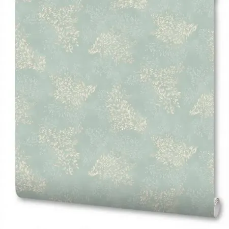 Обои флизелиновые Anturage Iskra зеленые 1.06 м AN9052-25