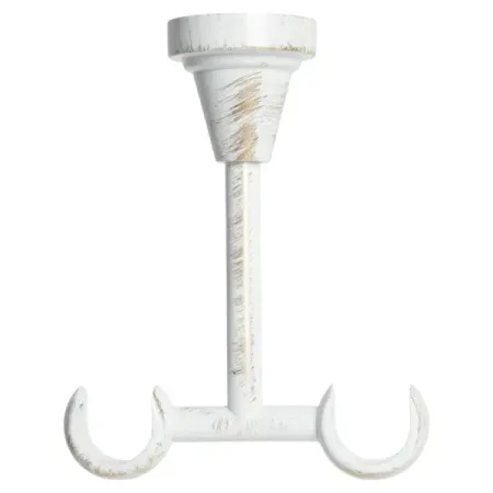 Кронштейн для штанги со сверлением алюминий цвет белый 2x11 см