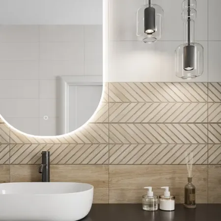 Настенная плитка Gracia Ceramica Shine 03 25x60 см 1.2 м² цвет бежевый