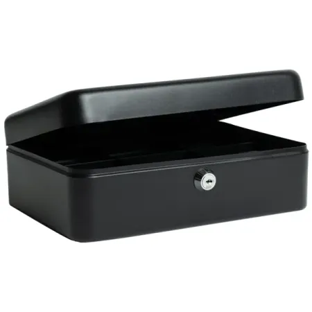 Кэшбокс ключевой замок 250х180х90 мм черный