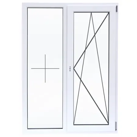 Окно ПВХ WHS двустворчатое 1400x1100 мм (ВхШ) двухкамерный стеклопакет белый (с двух сторон) касанэ кацумото восемь сторон моего босса манга