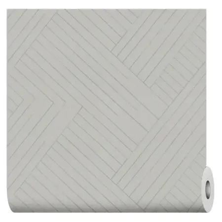 Обои флизелиновые Vog Collection Leo светло-серые 1.06 м VV72431-14 геометрический ковёр для гостиной