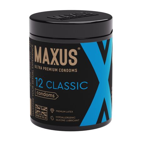 Презервативы Maxus Classic гладкие, 12 шт