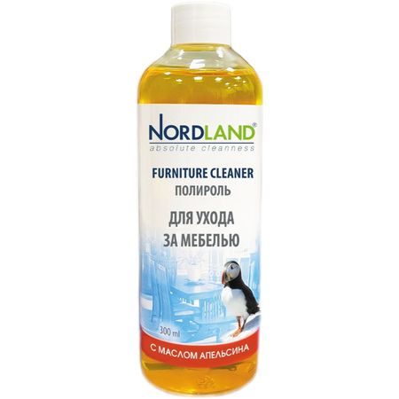 Полироль Nordland для ухода за мебелью с маслом апельсина 300 мл