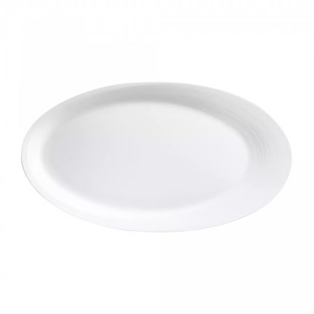 Блюдо овальное Narumi Воздушный белый 23 см