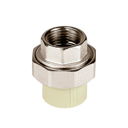 Муфта полипропиленовая Valfex разъемная (американка) 20 мм х 1/2 ВР(г) серая (10155015Г)