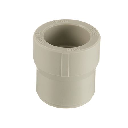 Муфта полипропиленовая Valfex переходная 50 х 40 мм серая (10005040Г)