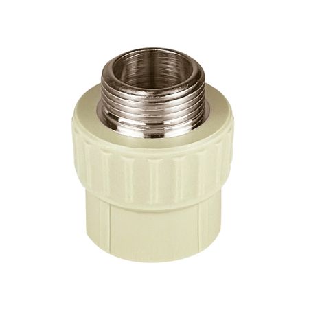 Муфта полипропиленовая Valfex 20 мм х 3/4 НР(ш) серая (10130120Г) муфта полипропиленовая pro aqua 25мм