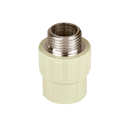 Муфта полипропиленовая Valfex 20 мм х 1/2 НР(ш) серая (10130020Г) муфта полипропиленовая pro aqua 25мм