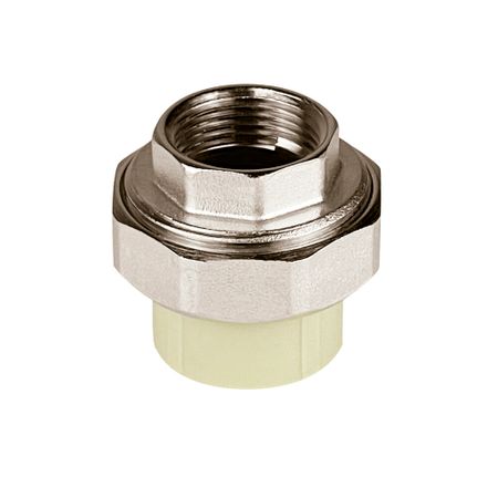 Муфта полипропиленовая Valfex разъемная (американка) 25 мм х 3/4 ВР(г) серая (10155020Г)