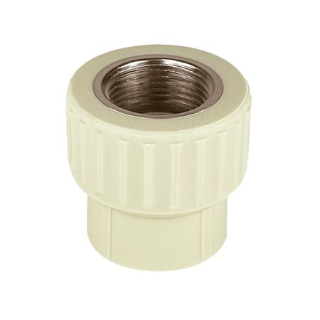 Муфта полипропиленовая Valfex 20 мм х 3/4 ВР(г) серая (10129120Г) латунная резьбовая гайка m2 m2 5 m3 m4 m5 m6 насечка горячего расплава для литья под давлением встраиваемая встраиваемая гайка для 3d принтера