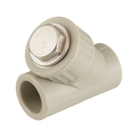 Фильтр полипропиленовый Valfex косой 25 мм В/В сетчатый серый (10141025Г)