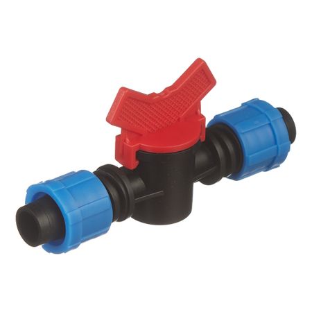 Кран запорный 5/8 для капельной трубки 16 мм Профитт (1681452) кран 1 2 х 3 4 профитт латунный с вентилем 1435490