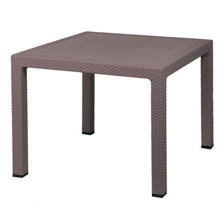 Стол разборный пластиковый ЭльфПласт Rodos светло-коричневый 950х950х750 мм квадратный (584) борис анатольевич смирнов анализ и проектирование условий труда эргономические аспекты