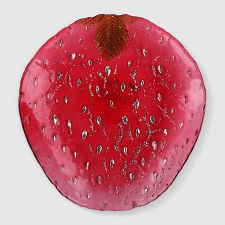 Блюдо Efe Glass клубника 26 см