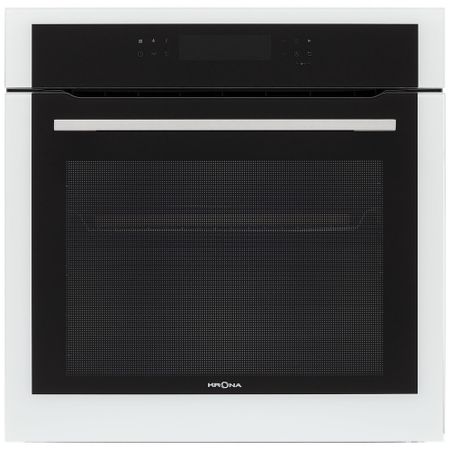 Духовой шкаф электрический встраиваемый Krona Universum 60 WH 595 мм белый (КА-00005669) моника асканелли школа выпечки для поттероманов мастер классы по приготовлению и украшению с пошаговыми фотографиями