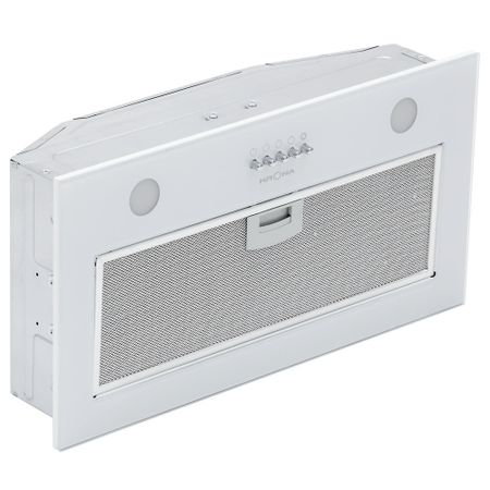 Кухонная вытяжка встраиваемая Krona Elisa 600 Glass White PB 60 см белая кулисные переключатели kcd3 3pd kcd3 103