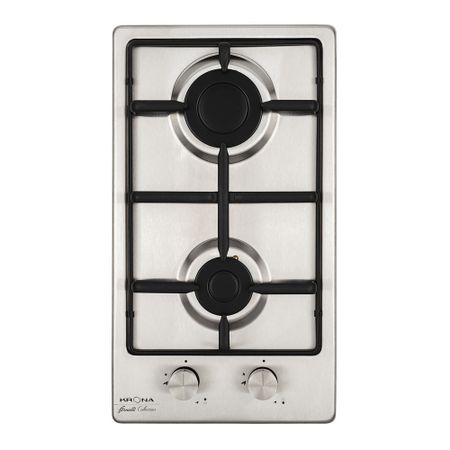 Варочная панель газовая Krona Partita 30 2 конфорки нержавеющая сталь варочная панель индукционная krona genesis max 60 bl 4 конфорки