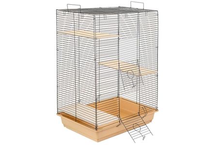 Клетки, переноски и кормушки Yami-Yami Клетка для шиншилл (Розовый)