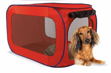 Переноски Kitty City Переносной домик для собак малых пород, 38,1х38,1х66 см, полиэстер (38х38х66 см)