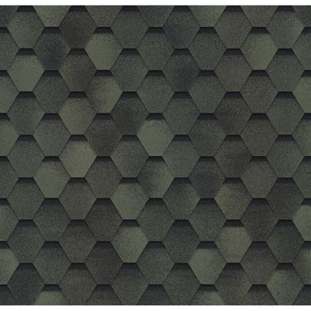 Черепица гибкая Шинглас Оптима зеленая 3 кв.м