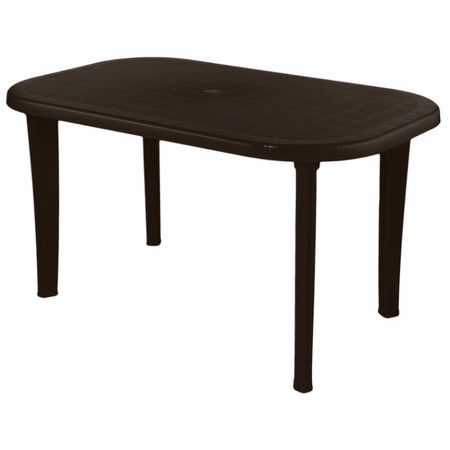 Стол Элластик пласт Элластик овальный шоколадный 136х82х74 см