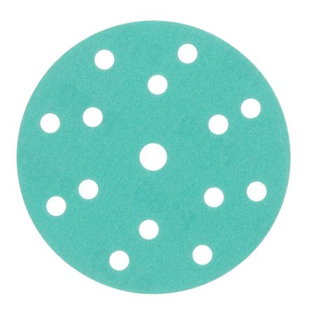Диск шлифовальный КМ Green Film d150 мм P180 на липучку пленочная основа (5 шт.)
