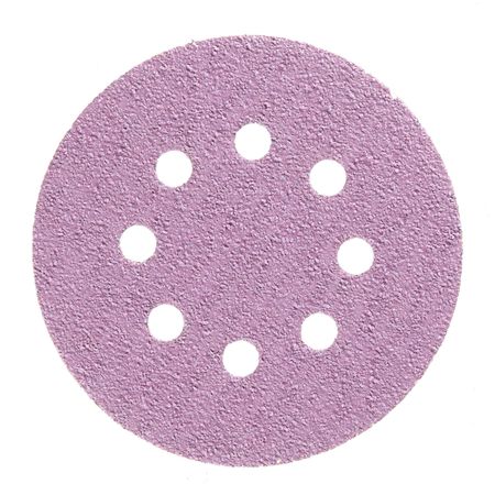 Диск шлифовальный КМ Purple d125 мм P40 на липучку бумажная основа (5 шт.)