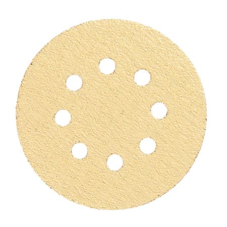 Диск шлифовальный КМ Gold d125 мм P40 на липучку бумажная основа (5 шт.)