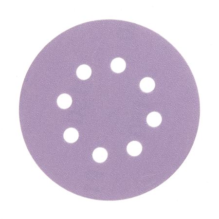 Диск шлифовальный КМ Purple d125 мм P150 на липучку бумажная основа (5 шт.)