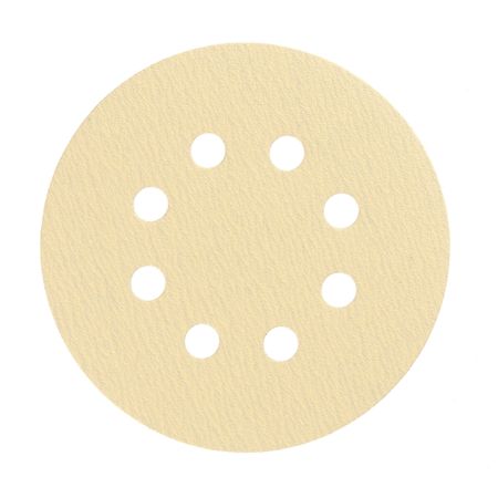 Диск шлифовальный КМ Gold d125 мм P150 на липучку бумажная основа (5 шт.)