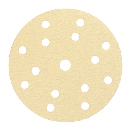 Диск шлифовальный КМ Gold d150 мм P120 на липучку бумажная основа (5 шт.)