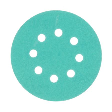 Диск шлифовальный КМ Green Film d125 мм P240 на липучку пленочная основа (5 шт.)