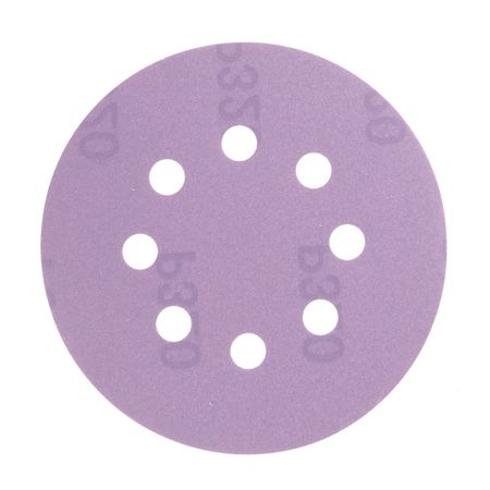 Диск шлифовальный КМ Purple d125 мм P320 на липучку бумажная основа (5 шт.)