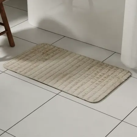 Коврик для ванной Vidage Лейте 50x80 см цвет бежевый