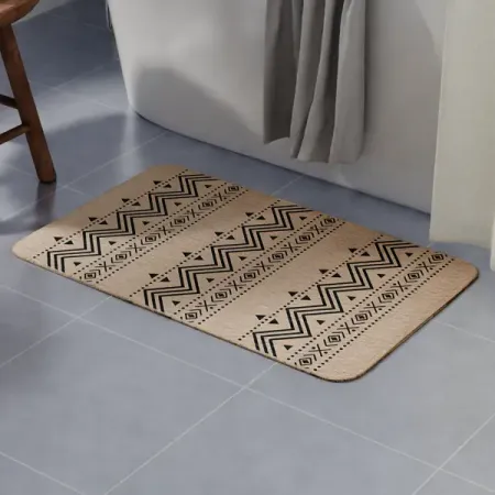 Коврик для ванной Vidage Родос 50x80 см цвет бежевый