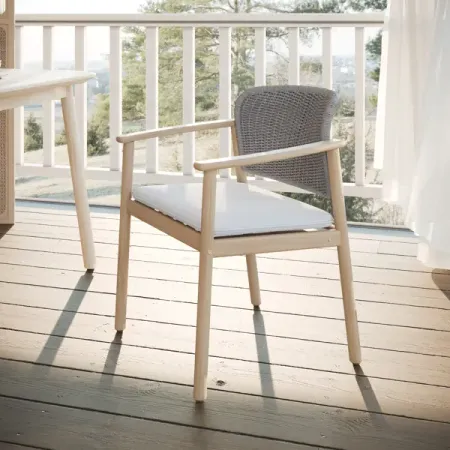 Кресло садовое BEGINIA Fisht акация цвет серый