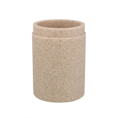 Стакан для щеток дюна полирезина бежевый