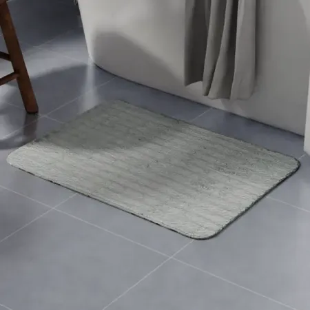 Коврик для ванной Vidage Рона 50x80 см цвет зеленый