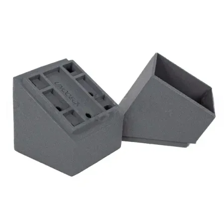 Крепление балясины наклонное прямоугольное алюминий 56x55x55 мм серый