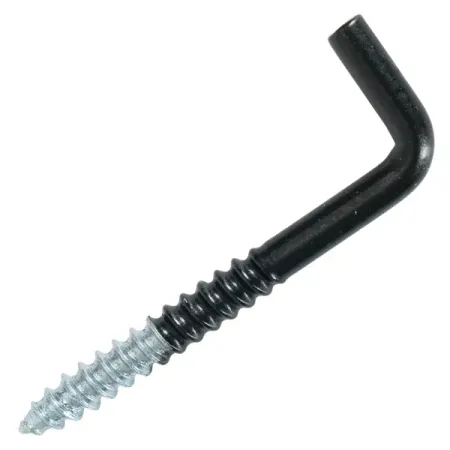 Шуруп-костыль Г-образный 5x50 мм сталь RAL9005 6 шт.