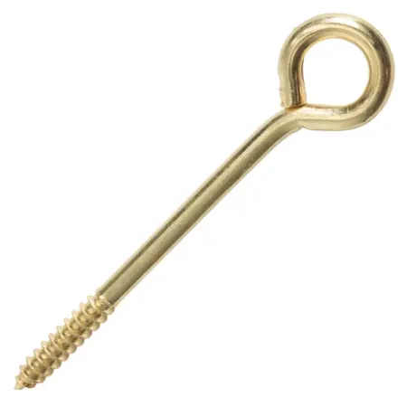Шуруп-кольцо 8x100 мм сталь 2 шт. цвет золото