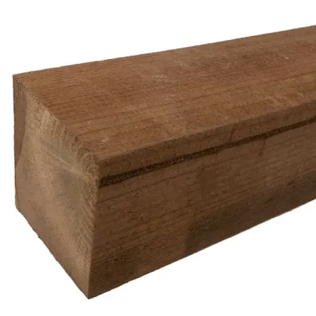 Брус нестроганый импрегнированный 100x100x6000 мм хвоя сорт Оптима ФГИС ЛК