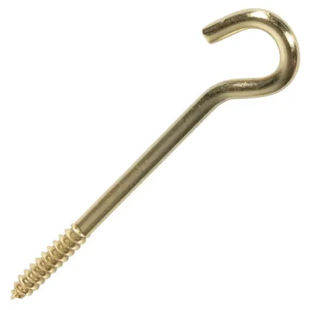 Шуруп-крюк 8x100 мм сталь 2 шт. цвет золото шарики из углеродистой стали whoopee