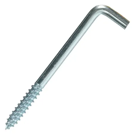 Шуруп-костыль Г-образный 8x100 мм сталь оцинкованная 4 шт.