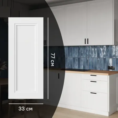 Фасад кухонного шкафа Котлас 33x77 см KONSENSA МДФ цвет белый конституционные стандарты судебной защиты прав человека в россии