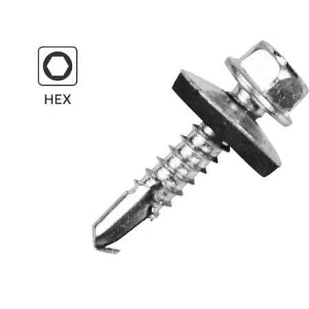 Саморезы кровельные по металлу DILWIS с пресс-шайбой 5.5x25 мм 1 кг