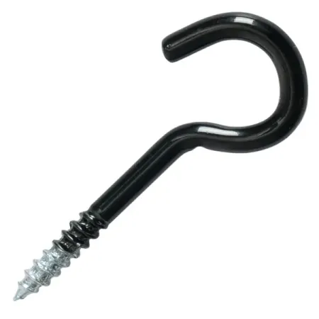 Шуруп-крюк 3x20 мм сталь RAL9005 12 шт.